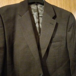 Lauren Ralph Lauren Blazer Mens Brown Woolmark  100% Wool Laine Suit Jacket  39R